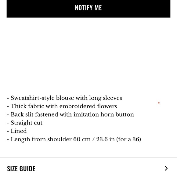 SEZANE - Harlem Sweatshirt/Sweater. Size 4. NWOT. Perfect condition. 100% lined. - Picture 10 of 10